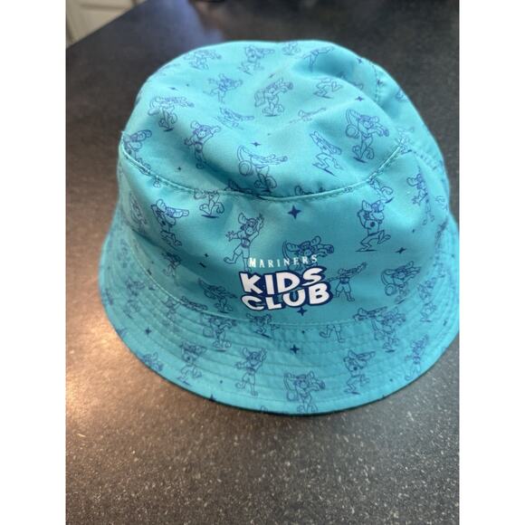 Seattle Mariners Kids Club Reversible One Size Bucket Hat Youth - Picture 3 of 5